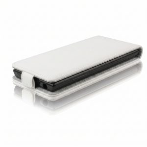 Бял калъф Flexi за HTC Desire 516
